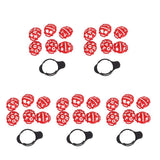 Maxbell 5 Set Golf Ball Line Marker Templates Different Pattern Drawing Alignment Tool DIY