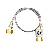 Maxbell Gas Refill Adapter with Hose Split Furnace Converter for Hiking Outdoor Grill Style A