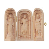 Maxbell Wood Carving Ornaments Catholic Relics Sculpture for Home Living Room Office