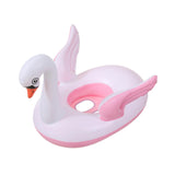 Maxbell Maxbell Kids Swimming Pool Floats Cute with Seat Swimming Rings for Children Child Summer Pink Swan