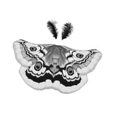 Maxbell Halloween Butterfly Cape Women with Headpiece for Dressing up Party Carnival Gray