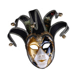 Maxbell Mardi Gras Mask Carnival Mask Prom Mask Stage Performance Costume Props Black