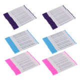 Maxbell 72 Pieces Air Erasable Pen Water Soluble Pens Fabric Marker Blue Purple Pink