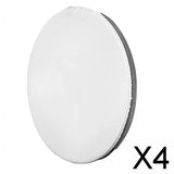 Maxbell 4xLight Diffuser Sock Spare Parts Lamp Sock Cover Cloth for Standard Reflector white