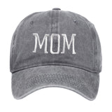 Maxbell Maxbell Mom Embroidered Baseball Hat Unique Mother's Day Gifts for Beach Parties Gym Gray