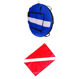 Maxbell Blue Freediving Buoy with Diver Flag for Diving, Spearfishing, Snorkeling