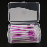 Maxbell Maxbell 22x Interdental Brush Toothpick Floss Teeth Cleaning Brush Purple 1.2-1.5mm