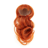 Maxbell Fashion Dolls Wigs DIY Curly Wig Hairpiece For 1/4 Xinyan Dolls Carroty