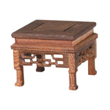 Maxbell Wood Planter Pedestal Flowerpot Riser for Indoor Outdoor Patio Garden Teapot 10.5cmx10.5cmx9cm