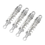 Maxbell 4x Oil Shock Absorbers for RC Car Upgrade Parts Dampers for MN98V2 MN168 D90 Silver