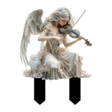 Maxbell Fairy Garden Stake Decor 2D Yard Sign Collectible for Outdoor Farmhouse Home