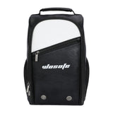 Golf Shoe Bag PU Golfer Gift with Ventilation Golf Equipment Sports Shoe Bag Black