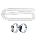 Replacement Hose 32mm Swimming Pool Pump/Filter 1.5m Long+2pcs Clamps