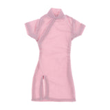 Maxbell 1:6 Scale Women Cheongsam Dress Cosplay for 12'' Action Figure Body Dress up Violet