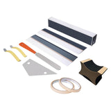 Maxbell 13 Pieces Guitar Tool Set Gift Music Radiu Repair Tools for Acoustic Guitar