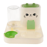 Maxbell Automatic Pet Feeder Multifunction Pet Feeding Bowl for Cat Small Dogs Bunny Green