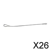 Maxbell 26x20cm Safety Strap Stainless Steel Tether Lanyard for  SJCAM SJ4000