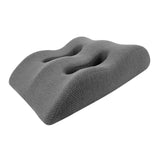 Maxbell Leg Elevation Pillow Ergonomic Elevated Leg Rest Pillow for Rest Reading Leg Gray Grid