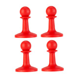 Maxbell 4 Pieces Protection Cap Anti Thunder for Mountaineering Travel Lovers Hiking Red