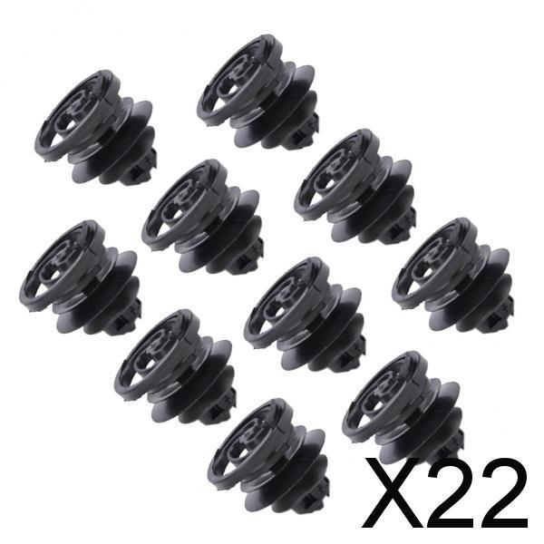 Maxbell 22xDoor Trim Panel Plastic Retainer Clips Push-Type 3B0-868-243 for VW Jetta