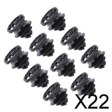 Maxbell 22xDoor Trim Panel Plastic Retainer Clips Push-Type 3B0-868-243 for VW Jetta
