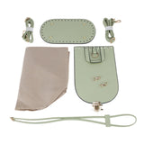 Maxbell Handmade PU Leather Bag Making Kit Shoulder Strap with Hardware Accessory Green