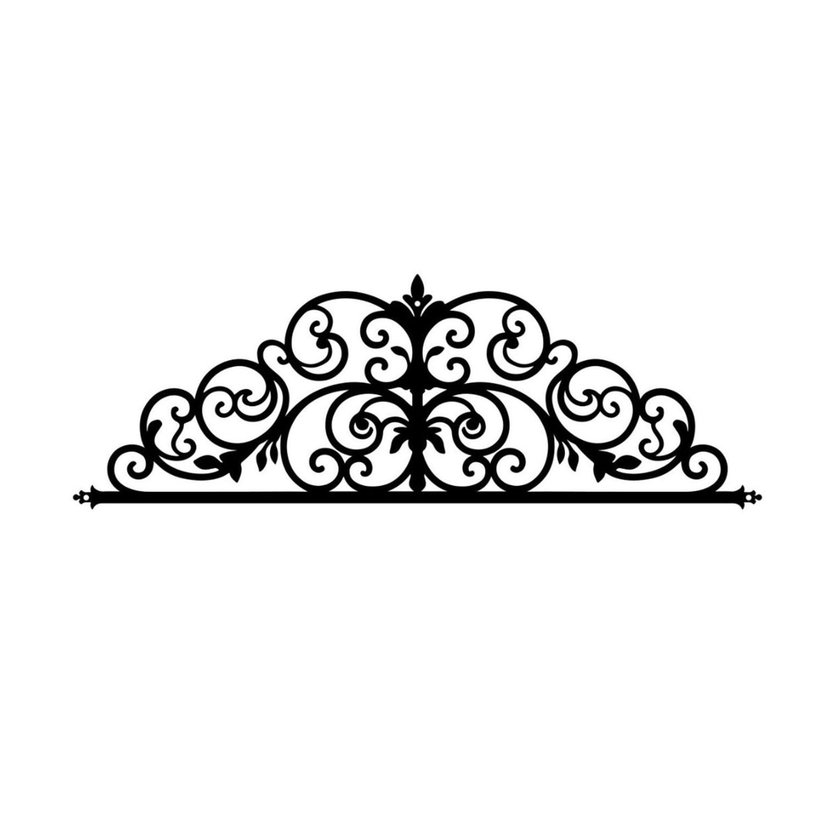 Maxbell Door Topper Easy Installation Metal Ornament Sturdy Versatile Wall Art Decor