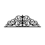 Maxbell Door Topper Easy Installation Metal Ornament Sturdy Versatile Wall Art Decor