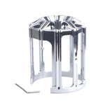 Chrome Motorcycle Aluminum Alloy Oil Filter Cover Grille Styling for Harley - Aladdin Shoppers