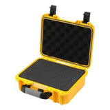 Maxbell Waterproof Hard Case Suitcase Tool Box for Microphone Instrument Electronics Yellow