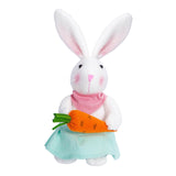 Maxbell Bunny Rabbit Plush Stuffed Animal Plush Rabbit Doll for Easter Kids Children radish