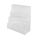Maxbell 2xSport Cards Display Shelf Sleeved Trading Cards Display Stand for Retail
