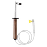 Maxbell Steam Clean Brush Wood Handle Coffee Brush for Coffee Grinder Coffee Machine