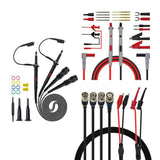 Maxbell P1260D Multimeter Test Lead Oscilloscope Test Probe Kit, BNC Male to Male, Alligator Clip, Mini Grabber - Aladdin Shoppers