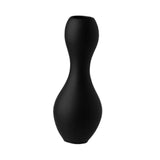Maxbell Maxbell Ceramic Flower Vase Modern Minimalist Elegant for Home Decoration Adornment Black 9.5cmx26cm
