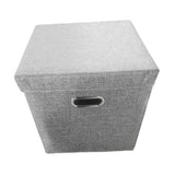 Maxbell 12inch Vinyl Records Storage Box CD Album Records Case Carrying Case Organizer Gray
