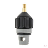 Maxbell 2pcs Inflatable Boat Pump Valve Adapter SUP Paddle Board Kayaking Adaptor