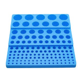 Maxbell Milling Cutter Storage Box Holder Sturdy Accessory Professional Storage Tray blue