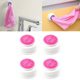 4pcs Wall Mount Tea Towel Holder Push in Dish Cloth Kitchen Tea Towel Rack