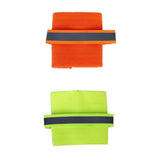 Maxbell 2Pairs Elastic Pet Dog Fluorescent Safety Leg Bands Knee Cap Reflective Strips L
