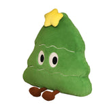 Christmas Tree Shaped Pillow Cute Decorative Throw Pillow for Bed Sofa Couch Green