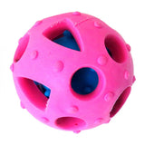 Maxbell 2 Pcs Pet Chew Ball 7cm Large Medium Dog Treat Leakage Dispenser Feeder Toy