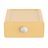 Maxbell Vanity Storage Box School Desktop Kitchen Case Bedroom Desk Organizer Drawer Yellow