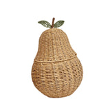Maxbell Woven Storage Basket Farmhouse Fruit Holder for Living Room Entryway Bedroom 27x27x41.5cm