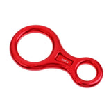 Maxbell 35KN Figure 8 Climbing Mountaineering Rappelling Ring Belay Device Red - Aladdin Shoppers