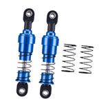 Maxbell 2 Pieces 1:10 RC Car Shock Absorber Metal Spring for Crawler Vehicles Trucks blue