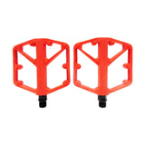 Maxbell 2 Pieces Mountain Bike Pedals Nonslip for Components BMX Cycling Accessories Red