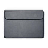 Maxbell 15.4" Laptop Sleeve with Stand Dustproof Accessory for Travel Wrist Rest Pad Black