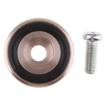 Amplifier Speaker Feet Spikes Mat Fenestrated Pad with 1pcs Screw, 20x10mm, Easily Installed, Gold - Aladdin Shoppers