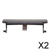 Maxbell 2xArmrest Lid Console Cover Latch Clip Catch Button for 05-11 Audi A6 C6 Black